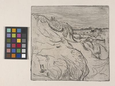 Les Dunes (The Dunes) (etching)