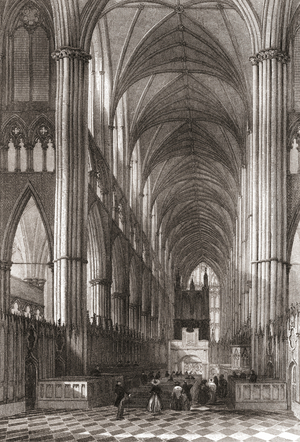 Interior of Westminster Abbey, City of Westminster, London, England