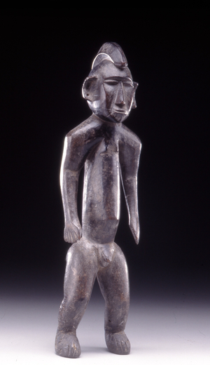 Standing male figure, 19th-20th century (wood)