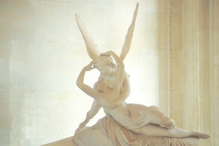 Psyche revived by Love, 1796 (marble)