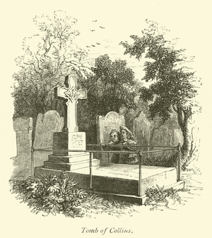 Tomb of Collins (engraving)