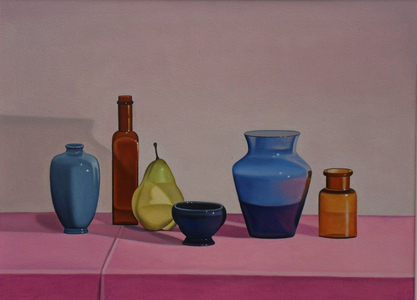 Still Life with a Porcelain Pear, 1995 (oil on paper)