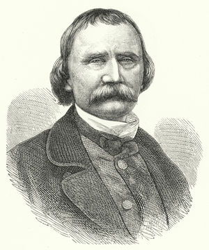 Wilhelm von Kaulbach, German painter (engraving)