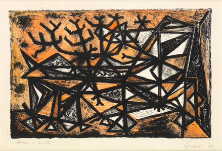 Cobra Composition, 1949 (etching)
