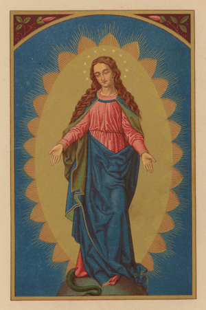 B Maria, virgo immaculata (chromolitho)