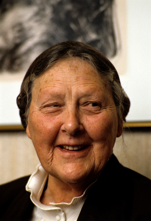 Oslo September 1986. Missionary Annie Skau, portrait …, 1986 (photo)