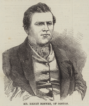 Mr Henry Bonner, of Boston (engraving)