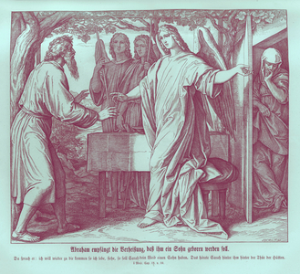 Abraham hears that Sarah will bear a son, Genesis