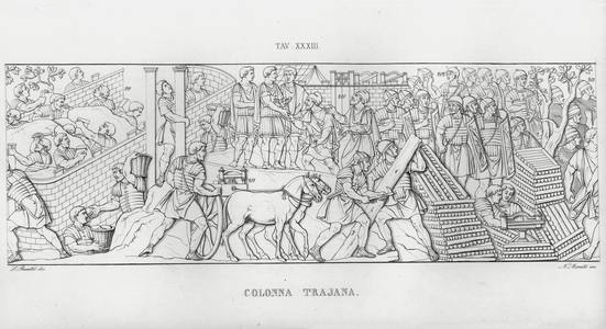 La Colonna Trajana, Trajans Column (engraving)