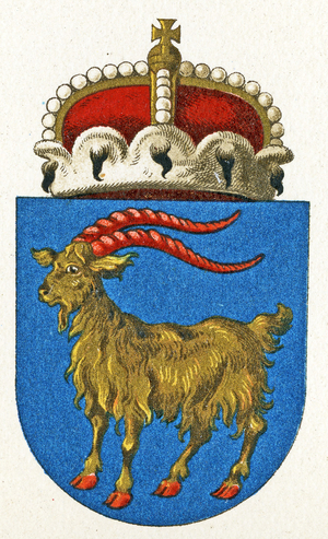 Coat of Arms of Istria, c.1898 (colour litho)