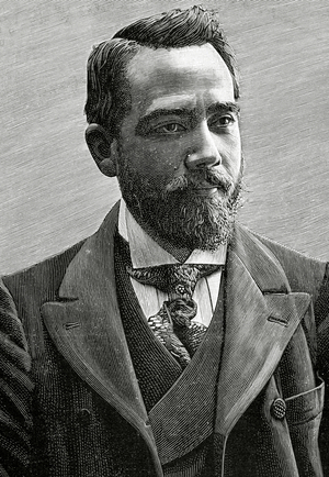 Aniceto Marinas Garcia (1866-1953). Spanish sculptor. Portrait. Engraving.