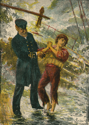 Captain Strachan (colour litho)