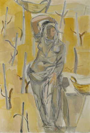 La Vendangeuse (The Grape Harvester), c.1889-1954 (oil on hardboard)