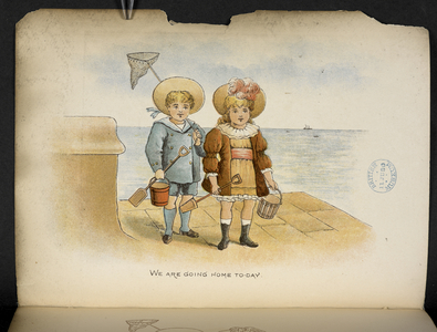 We are going home today.The Holiday Painting Book. Constance Haslewood.London, 1890