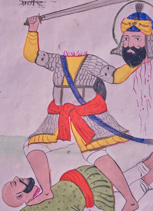 Baba Deep Singh, India (miniature)