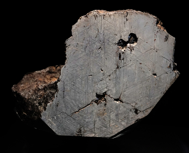 Meteorite deposit from the Wabar craters (photo)