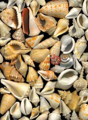 Tiny mixed Shells composition, 2004 (photo)