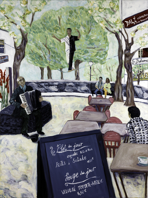 Montmartre, 2017 (acrylic on canvas)