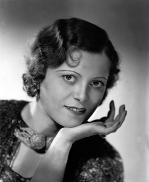 Portrait of Maria Cebotari, 1936 (b/w photo)