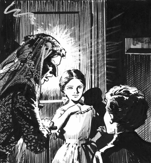 Illustration for Great Expectations by Charles Dickens (pen and ink)