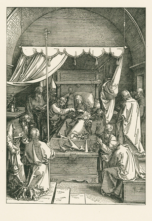The Death of the Virgin, 1510 (woodcut)
