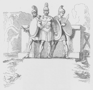 The Three Stood Calm And Silent (engraving)