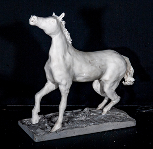 White Stallion, 1998, (solid porcelain)