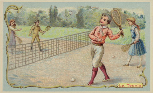 Tennis (chromolitho)