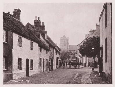 Seaford: Church Street (b/w photo)