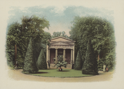 Mausoleum (Aeusseres), The Mausoleum (Exterior) (coloured photo)