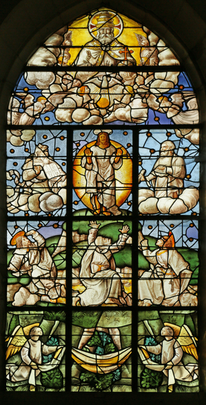 Window depicting the Transfiguration (stained glass)