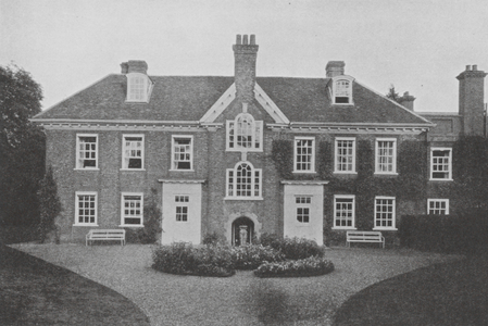 Aspley House, Aspley Guise, Bedfordshire (b/w photo)