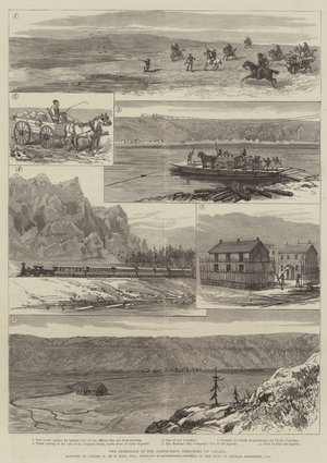 The Rebellion in the North West Territory of Canada (engraving)