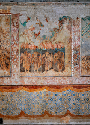 The Angel of the Sixth Seal and the Angels of the Winds at the Four Corners of the Earth., c.1277-83 (fresco)