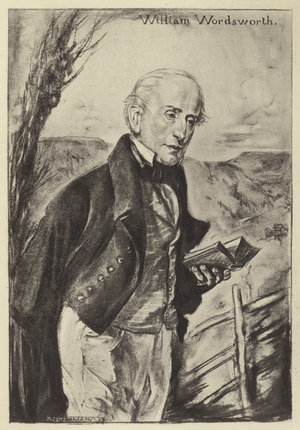 William Wordsworth, English poet (litho)