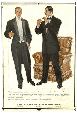 Kuppenheimer Magazine, advert, USA, 1910s