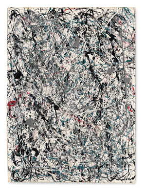 Number 19, 1948 (oil & enamel on paper mounted on canvas)