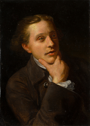 Portrait Study of a Man (oil on paper laid to canvas)