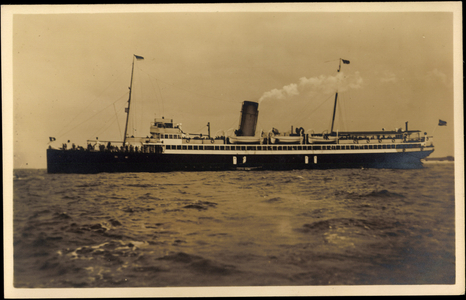 HAPAG seaside service, turbines steamer Kaiser
