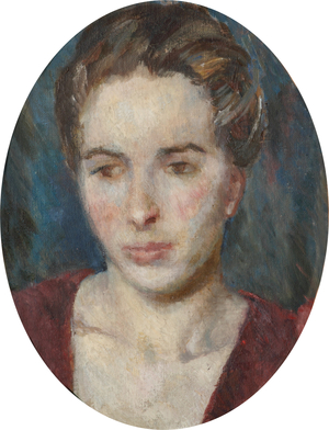 Barbara Foy, Mrs Alan Clutton-Brock (oil on canvas)