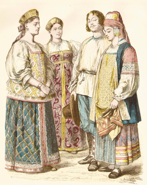 Fashion in Russia, 19th century (photo)