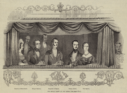 The Royal Party at the Opera (engraving)