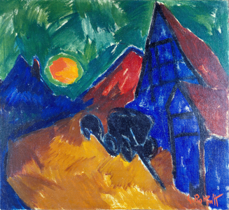 Rising Moon, 1912 (oil on canvas)