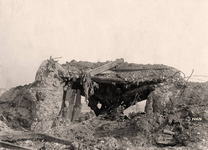 I. WK - Western Front - Front Line at Verdun (photo)