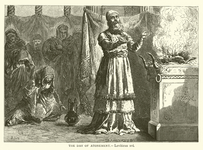 The Day of Atonement, Leviticus, xvi (engraving)