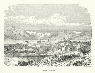 Vue de Lausanne (engraving)