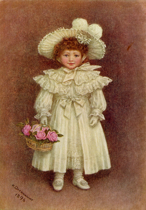 'Vera Evelyn Samuel', 1896 by Kate Greenaway