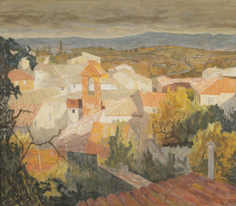 'Valensole', Alpes-de-Haute-Provence, 1994 (pastel on paper)