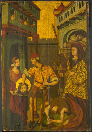 The Beheading of Saint John the Baptist, 1490-1500 (tempera and oil on panel)