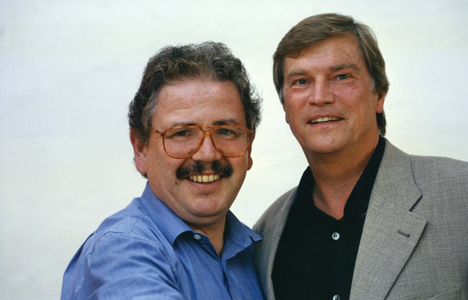 Actors Peter Millowitsch and Jochen Busse, 1990 (photo)